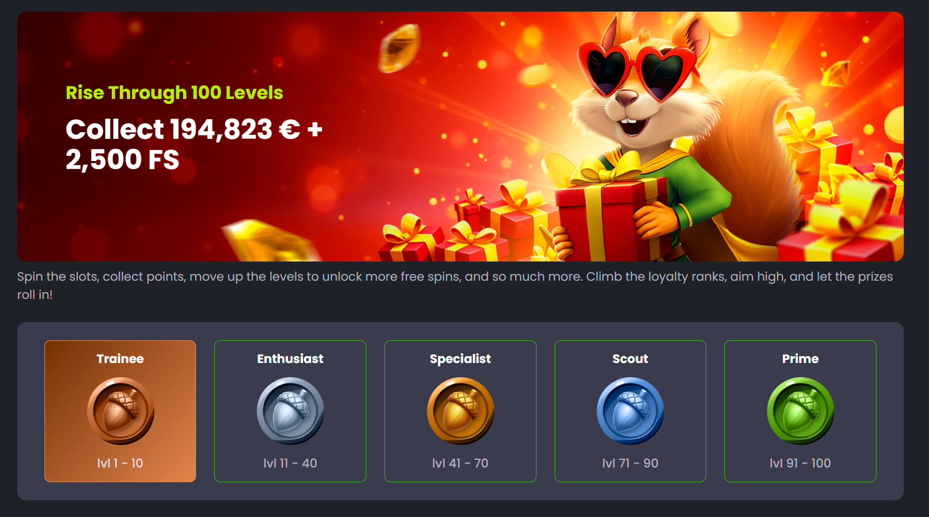 VIP spinline casino