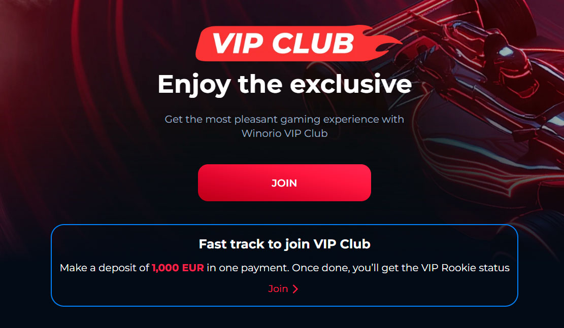 winorio casino vip