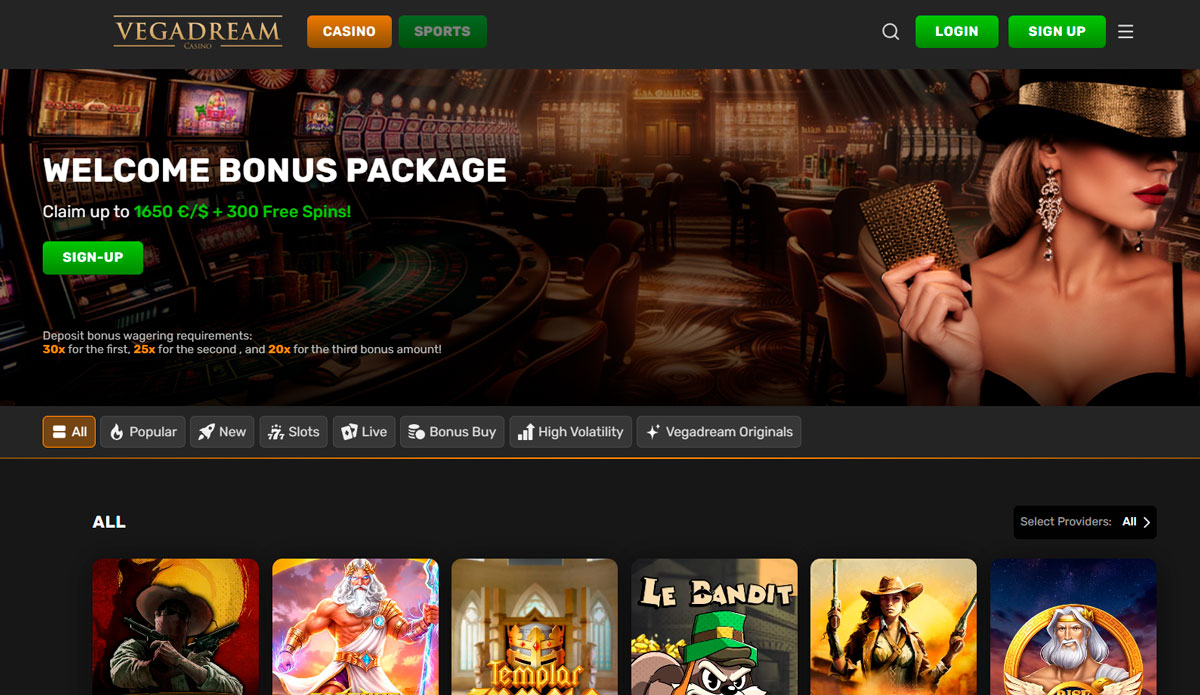 homepage-vegadream